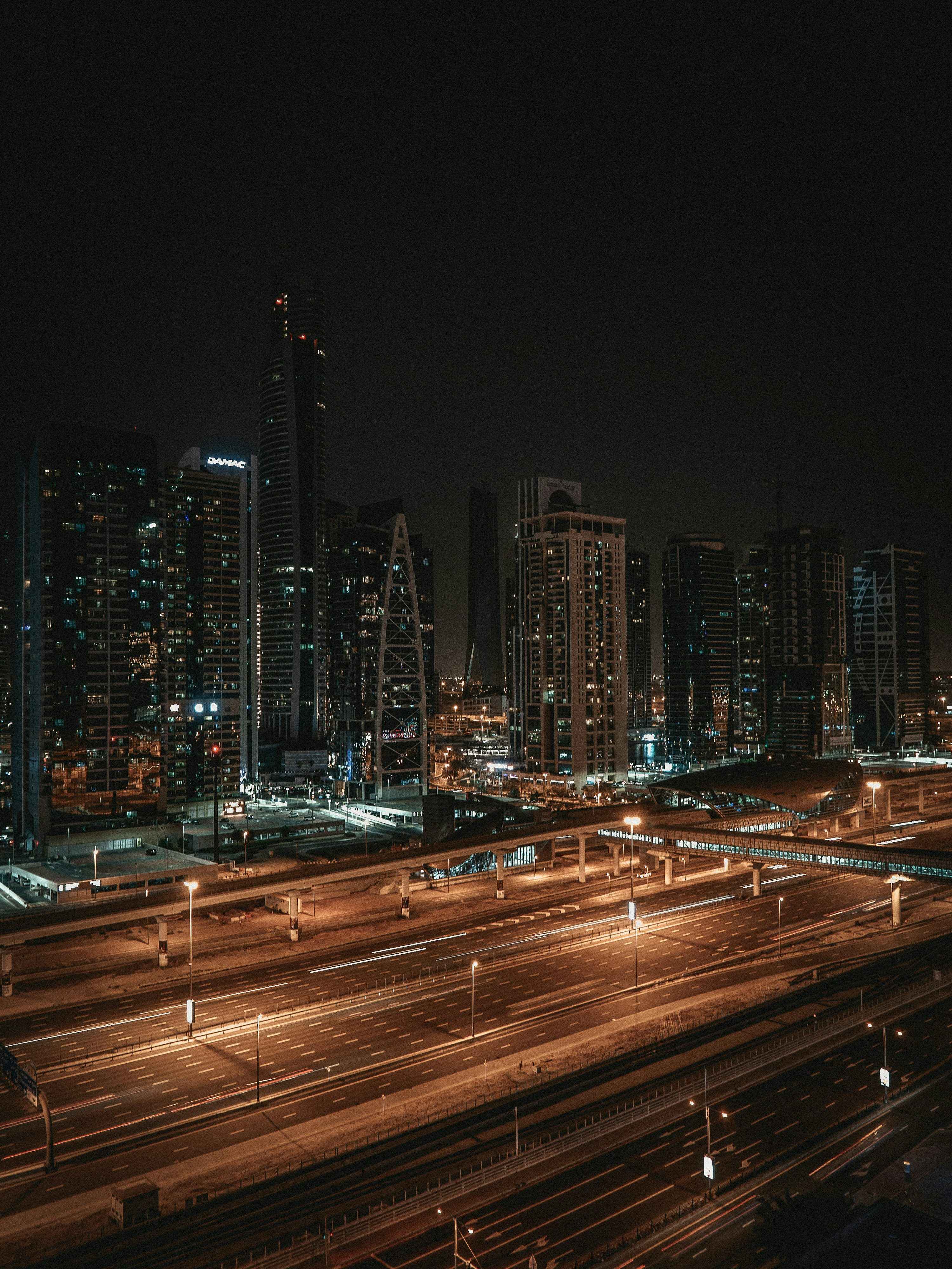 Dubai Skyline at Night